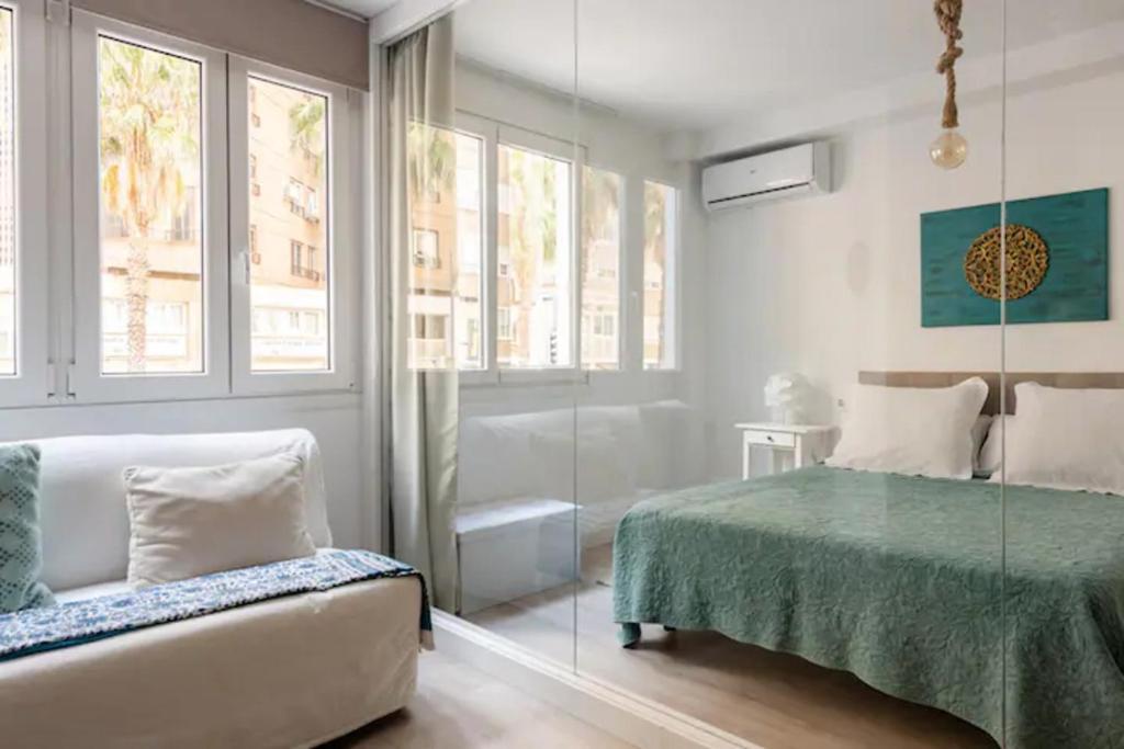 Nuevo Apartamento Lujo Playa Malagueta-Centro 马拉加 外观 照片